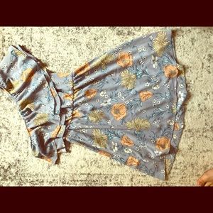 One shoulder summer dress